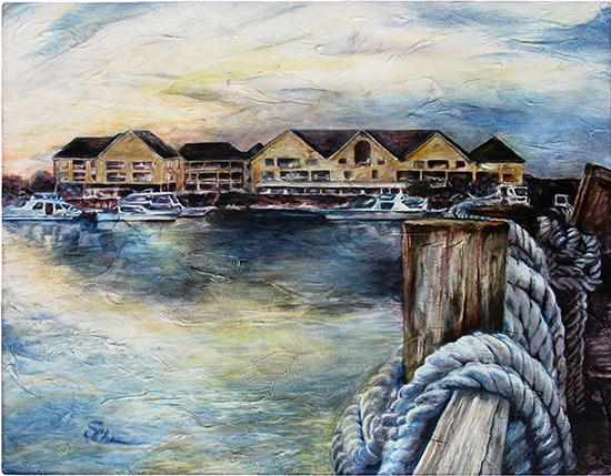 Learning the Ropes (Oil painting)