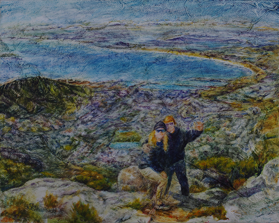 Tabletop Mountain Proposal (Oil painting)