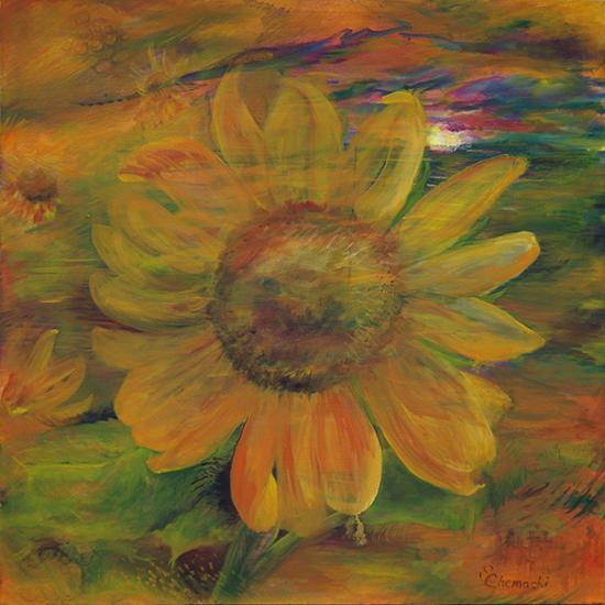 Sunflower Dream (oil painting)